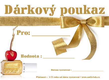 Dárkový poukaz 500 Kč 